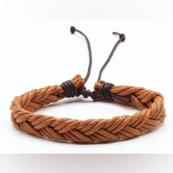 Vintage 3 Piece Adjustable Rope Bracelet Set - Picture 3 of 4